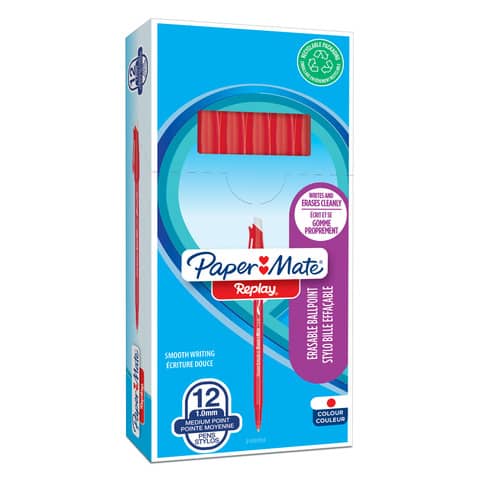Penna a sfera cancellabile M 1,0 Paper Mate REPLAY 40° Anniversary Special Edition rosso - 2109258